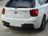 Maxton Central Rear Splitter (Vertical Bars) BMW 1 F20 / F21