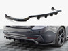 Maxton Central Rear Splitter (Vertical Bars) BMW 4 Coupe / Gran Coupe / Cabrio M-Pack F32 / F36 / F33