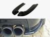Maxton Rear Side Splitters Bmw 5 F11 M-pack (Fits TWO Double Exhaust Ends)
