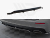Maxton Central Rear Splitter (Vertical Bars) BMW 5 G30 / G31 Facelift