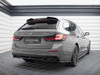 Maxton Central Rear Splitter (Vertical Bars) BMW 5 G30 / G31 Facelift