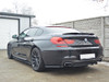 Maxton Central Rear Splitter (Vertical Bars) BMW 6 Gran Coupe M-Sport