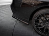Maxton Central Rear Splitter (Vertical Bars) BMW 7 M-Pack G70
