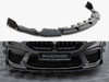 Maxton Front Splitter V.1 + Flaps BMW M8 Gran Coupe F93 / Coupe F92