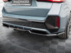 Maxton Central Rear Splitter (Vertical Bars) BMW X1 M-Pack U11