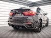 Maxton Central Rear Splitter (Vertical Bars) BMW X6 M Sport F16