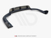 Maxton Central Rear Splitter (Vertical Bars) V.2 BMW X6 M-Pack G06 Facelift