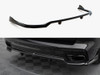 Maxton Central Rear Splitter (Vertical Bars) BMW X7 M-Pack G07 Facelift