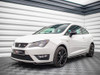 Maxton Front Splitter V.1 Seat Ibiza FR SC Mk4 Facelift