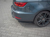 Maxton Rear Side Splitters V1 Seat Leon MK 3.5 Cupra ST (2017-)