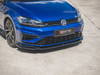 Maxton Front Splitter V.9 Volkswagen Golf R / R-Line Mk7 Facelift