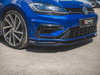 Maxton Front Splitter V.9 Volkswagen Golf R / R-Line Mk7 Facelift