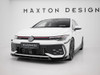 Maxton Front Splitter V.2 + Flaps Volkswagen Golf GTI / GTE / R-Line Mk8 Facelift