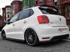 Maxton Rear Splitter (Vertical Bars) Volkswagen Polo GTI Mk5 Facelift