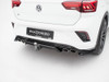 Maxton Central Rear Splitter (Vertical Bars) Volkswagen T-Roc R Mk1 Maxton Central Rear Splitter (Vertical Bars) Volkswagen T-Roc R Mk1