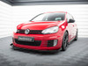Maxton Street PRO Front Splitter V.3 + Flaps VW Golf GTI Mk6
