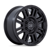 Black Rhino YELLOWSTONE MATTE BLACK Alloy Wheel - 17X8 - 6X130 - CB: 84.1 - ET45