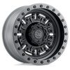 Black Rhino ABRAMS TEXTURED MATTE GUNMETAL Alloy Wheel - 17X8.5 - 6X120 - CB: 67.06 - ET0