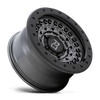 Black Rhino BARRICADE GUN BLACK WITH BLACK ROCK GUARD Alloy Wheel - 17X8.5 - 6X139.7 - CB: 112.1 - ET0