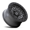 Black Rhino BARRICADE GUN BLACK WITH BLACK ROCK GUARD Alloy Wheel - 17X8.5 - 6X120 - CB: 67.06 - ET10
