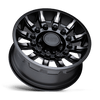 Black Rhino MISSION MATTE BLACK W/ MACHINED TINTED SPOKES Alloy Wheel - 17X8.5 - 5X114.3 - CB: 71.5 - ET-18