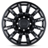 Black Rhino MISSION MATTE BLACK W/ MACHINED TINTED SPOKES Alloy Wheel - 17X8.5 - 5X114.3 - CB: 71.5 - ET-18
