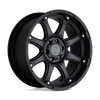 Black Rhino GLAMIS MATTE BLACK Alloy Wheel - 17X9 - 6X135 - CB: 87.1 - ET-12
