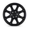 Black Rhino GLAMIS MATTE BLACK Alloy Wheel - 17X9 - 8X165.1 - CB: 122.4 - ET-12