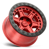 Black Rhino RENO CANDY RED W/ BLACK RING & BOLTS Alloy Wheel - 17X9 - 5X114.3 - CB: 71.5 - ET-18
