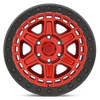 Black Rhino RENO CANDY RED W/ BLACK RING & BOLTS Alloy Wheel - 17X9 - 5X127 - CB: 71.5 - ET0