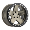 Black Rhino CRAWLER MATTE BRONZE W/ BLACK RING Alloy Wheel - 17X9.5 - 6X120 - CB: 67.06 - ET12