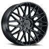 Black Rhino MOROCCO GLOSS BLACK Alloy Wheel - 18X8.5 - 5X114.3 - CB: 76.1 - ET35