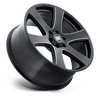 Black Rhino HAKA GLOSS BLACK W/ MILLED SPOKES Alloy Wheel - 20X8.5 - 6X114.3 - CB: 76.1 - ET30