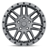 Black Rhino ARCHES MATTE BRUSHED GUNMETAL W/ BLACK BOLTS Alloy Wheel - 20X9.5 - 5X120 - CB: 76.1 - ET0