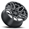 Black Rhino SHRAPNEL GLOSS BLACK W/ MILLED SPOKES Alloy Wheel - 20X9.5 - 6X139.7 - CB: 112.1 - ET12