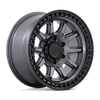 Black Rhino CALICO MATTE GUNMETAL WITH MATTE BLACK LIP Alloy Wheel - 20X9 - 5X127 - CB: 71.5 - ET0