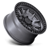 Black Rhino CALICO MATTE GUNMETAL WITH MATTE BLACK LIP Alloy Wheel - 20X9 - 5X127 - CB: 71.5 - ET0