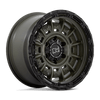 Black Rhino LEGION OLIVE DRAB GREEN WITH BLACK LIP Alloy Wheel - 17X9 - 6X139.7 - CB: 106.1 - ET-12