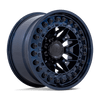 Black Rhino ALPHA MIDNIGHT BLUE Alloy Wheel - 17X9 - 6X139.7 - CB: 106.1 - ET-12