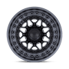 Black Rhino ALPHA MATTE BLACK WITH GUNMETAL LIP Alloy Wheel - 17X9 - 6X135 - CB: 87.1 - ET0
