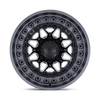 Black Rhino ALPHA MATTE BLACK WITH GUNMETAL LIP Alloy Wheel - 20X10 - 8X170 - CB: 125.1 - ET-18