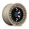 Black Rhino ALPHA MATTE BLACK WITH SAND LIP Alloy Wheel - 20X10 - 6X139.7 - CB: 106.1 - ET-18