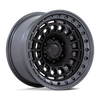 Black Rhino SAHARA MATTE BLACK W/ GUNMETAL LIP Alloy Wheel - 17X9 - 6X114.3 - CB: 66.06 - ET-12