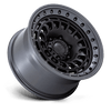 Black Rhino SAHARA MATTE BLACK W/ GUNMETAL LIP Alloy Wheel - 17X9 - 6X114.3 - CB: 66.06 - ET-12