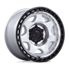 Black Rhino VOYAGER SILVER MACHINED FACE W/ MATTE BLACK LIP Alloy Wheel - 17X8.5 - 5X127 - CB: 71.5 - ET-10