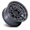 Black Rhino MONDO MATTE GUNMETAL W/ GLOSS GRAY LIP Alloy Wheel - 17X8.5 - 6X139.7 - CB: 106.1 - ET-10
