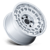 Black Rhino AWOL SILVER W/ MACHINED FACE Alloy Wheel - 17X8.5 - 5X127 - CB: 71.5 - ET-10
