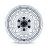 Black Rhino AWOL SILVER W/ MACHINED FACE Alloy Wheel - 17X8.5 - 5X127 - CB: 71.5 - ET-10