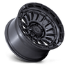 Black Rhino RIVAL MATTE GUNMETAL W/ MATTE BLACK LIP Alloy Wheel - 17X9 - 6X139.7 - CB: 106.1 - ET1