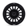 Black Rhino RIVAL MATTE BLACK W/ GLOSS BLACK LIP Alloy Wheel - 17X8.5 - 6X139.7 - CB: 106.1 - ET25